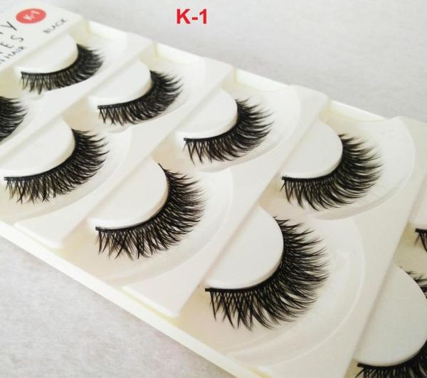 

red cherry false eyelashes 5 pairs 18 styles long thick crisscross black natural handmade fake eye lashes extension eye lash make 8289803