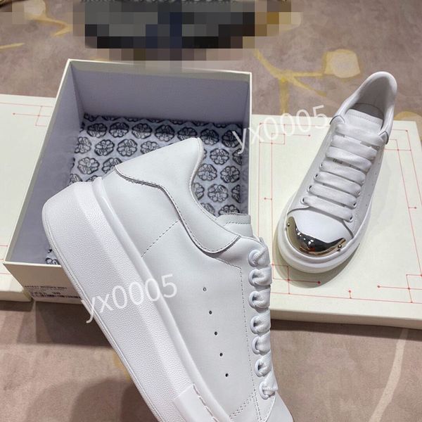 

2023designer flat sneaker casual shoes leather white letter overlays fashion platform women sneakers, Black
