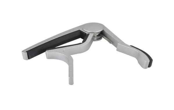

new aluminium alloy silver capo guitar accessories silver1456350