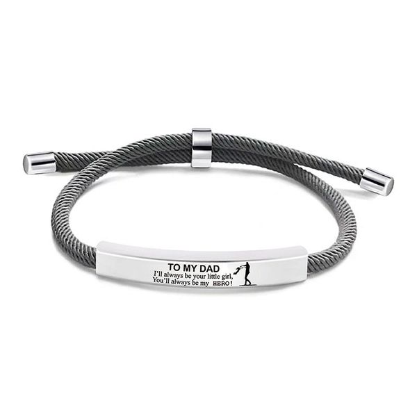 

new popular handmade milan rope bracelet for family gifts, Golden;silver