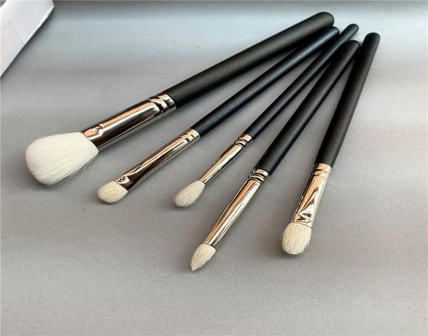 

soft white goat hair makeup brushes 168 217 219 221 239 angled contour eye shadow pencil shader blending cosmetics tools4986800