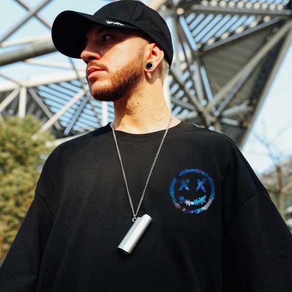 

wholesale letter oversized graphic print hip hop loose t shirts men short sleeve round neck t shirt kyj, White;black