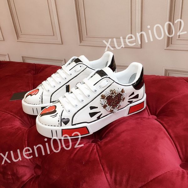 

2023 new r men causal shoes fashion woman leather lace up platform sole sneakers white black mens womens