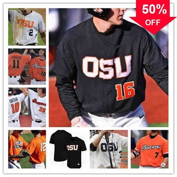 

xflsp glaa3740 oregon state beavers osu beisbol cosido cws jersey 3 nick madrigal 12 sam tweedt 14 elliot willy 15 luke heimlich troy claunc, Black