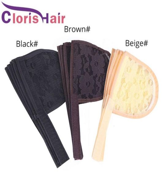 

stretchy base for making ponytail 5pcs ponytails hairnet hair bun afro puff wrap around pony tail weaving net5948632, Black;brown