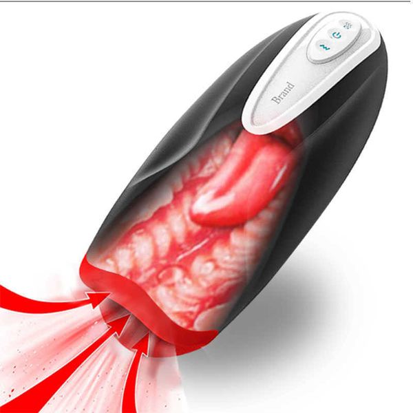 

toy massager machines toys for men masturbators feeling blowjob heating vibrating erotic sucking tongue