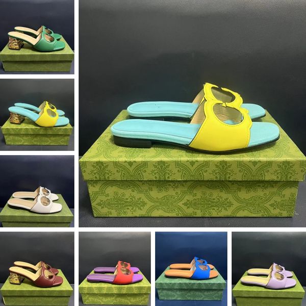 

designer womens sandals g slippers summer slide flip flops luxury flat popular jelly leather women oran sandal slidesshoes g sandals size 35, Black