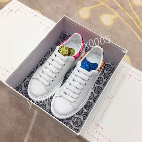 

2023new brand designer quality flat sneaker casual shoes leather white letter overlays fashion platform sneakers, Black