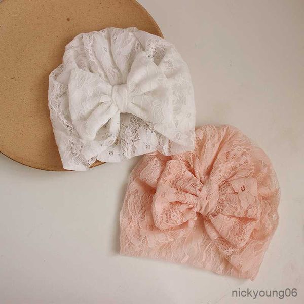 

hair accessories summer baby hat cute bow turban newborn princess indian cap lovely bowknot girls elastic headwrap kid beanies caps, Slivery;white