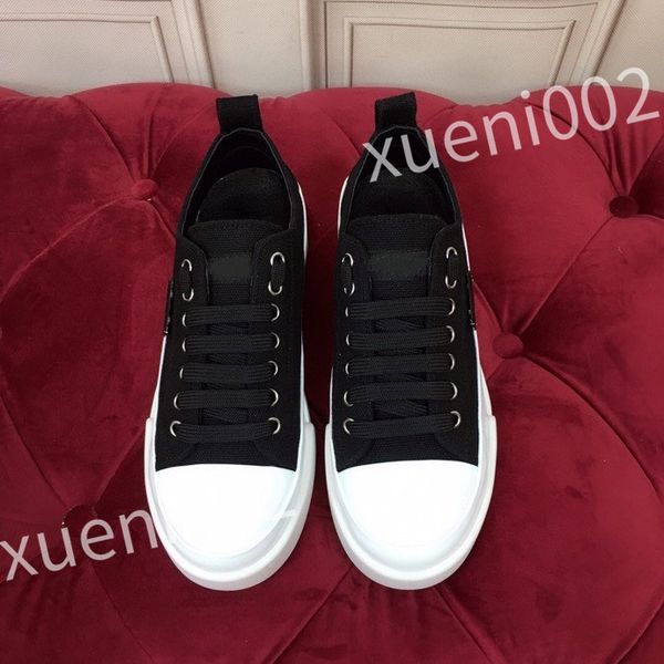 

2023 designer sneakers men and women casual shoes fashion white genuine leather flat sports skate shoes, Black
