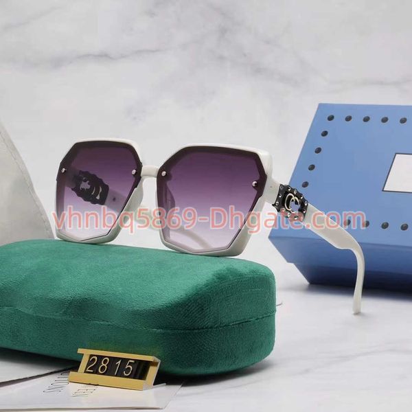 

designers sunglasses fashion luxury sunglass uv resistant for women men letter beach shading glasses with box very good, Blue