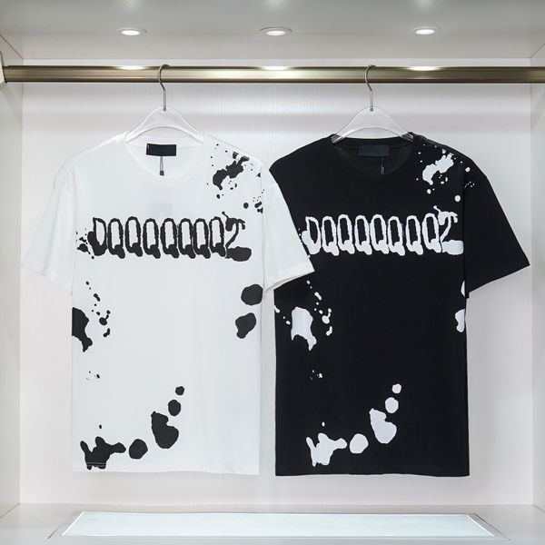 

23ss menswear fashion clothing designer classic letter print t-shirt casual summer short sleeve garment, White;black