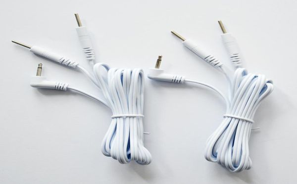 

tens lead wires 25mm miniplug to two 2mm pin connectors016428971