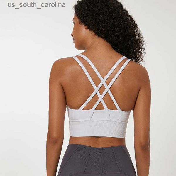 

camis women bra inset padding sports training running tank size s-xl l230522, White