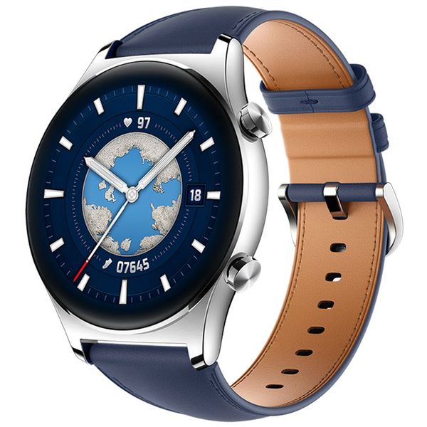 

honor smart watch gs 3 gs3 device with gps blood oxygen monitoring and dual frequency 1.43 inch amoled screen gps and bluetooth