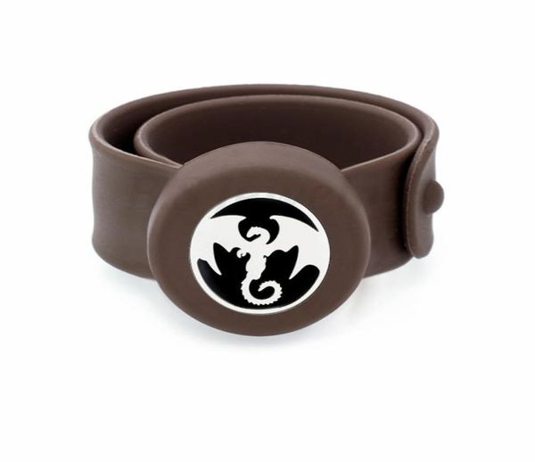 

dragon kids adjustable mosquito repellent bracelet essential oil diffuser perfume children silicone bracelet5950564, Silver