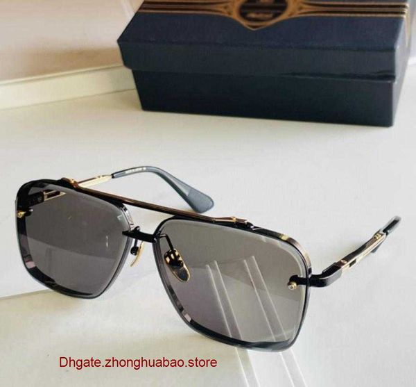 

a dita mach six sunglasses for womens designer retro metal fashion uv400 original brand round spectacles mens lux6508681, White;black