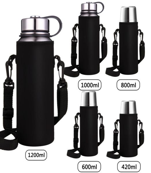 

stuff sacks portable drop proof insulated thermos cup sleeve neoprene includes removable single shoulder strap6937255