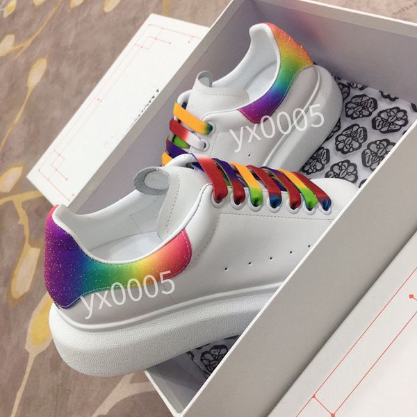 

2023mens brand designer quality flat sneaker casual shoes leather white letter overlays fashion platform sneakers, Black