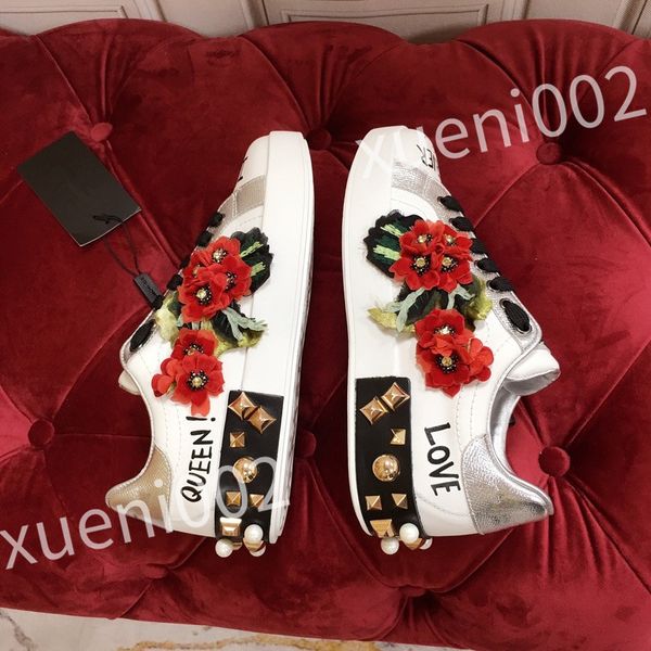 

2023 luxury designer men causal shoes fashion woman leather lace up platform sole sneakers white black mens womens
