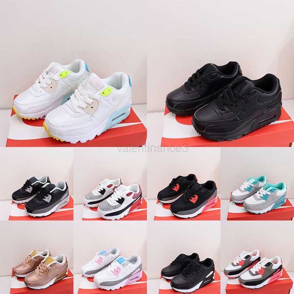 

90s toddler baby kids shoes children sports brand classic youth boy and gril sport outdoor sneakers r athletic breathable running trainer h0, Black