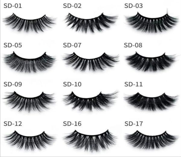 

beauty multistyles eyelashes selling 20 style false mink lashes natural long set faux cils bulk makeup whole lashes5300914