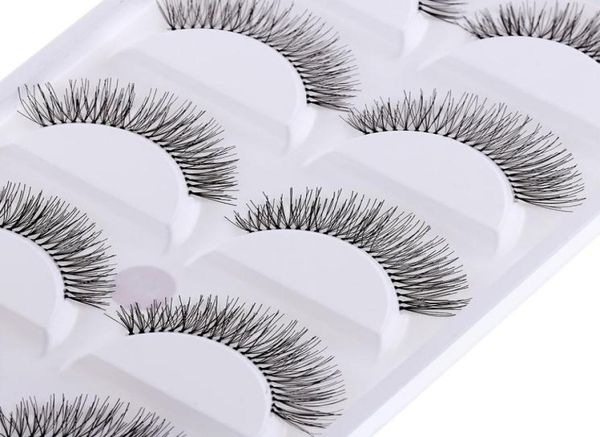 

natural cross eyelashes extension 10 pairsset makeup long eye lashes5713842