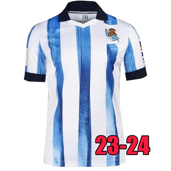 

23 24 real sociedad soccer jersey oyarzabal x prieto portu david silva football shirt take 2023 2024 carlos fernandez camiseta de futbol men, Black;yellow
