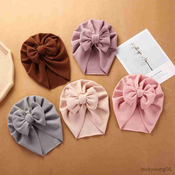 

hair accessories winter cute newborn baby hats knot turban fabric thick ear warmer infant indian hat for boys girls soft beanies, Slivery;white
