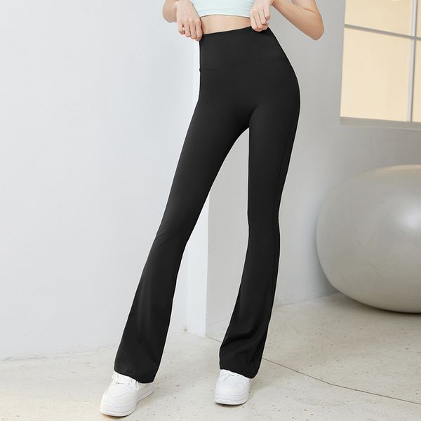 

yoga pants women's outdoor sports fitness high waist raised hips wide leg trousers