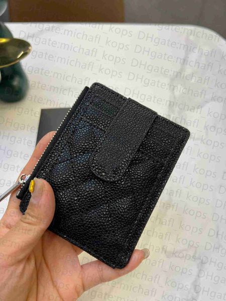 

flap bag 5a fashion women bag wallets folding purse diamond caviar skin 2022 metallic 2022 luxury brand credit card bag wallets channnel