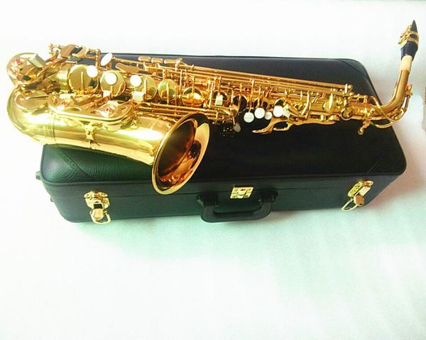 

yanagisawa a992 alto eb tune saxophone musical instruments brass body gold lacquer surface sax with case mouthpiece1746821