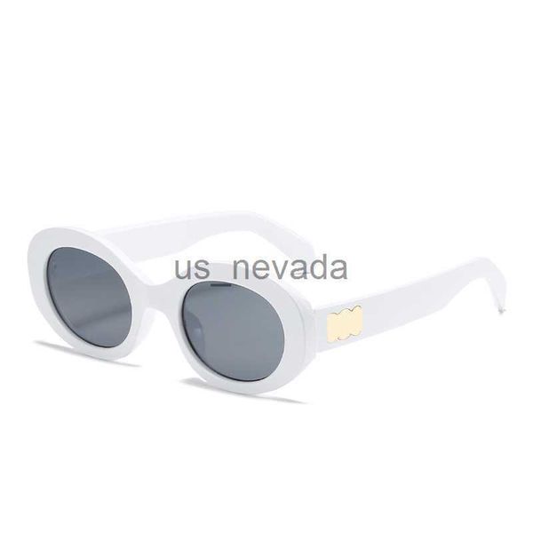 

sunglasses women sunglasses oval designer sun glasses for men traveling fashion adumbral beach sunglasses goggle 6 colors j230603, White;black