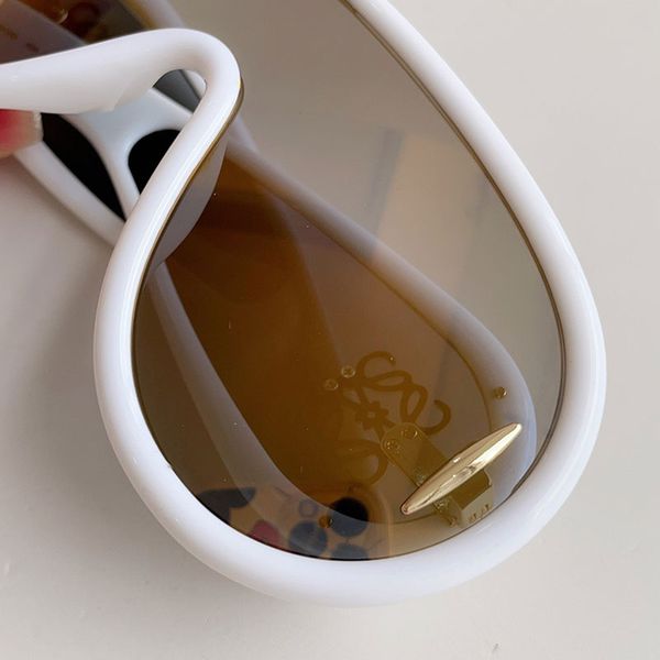 

622s mmer sunglasses wave mask sunglasses in acetate designer for womens and mens leisure party glasses color lens black frame lunettes de s, White;black