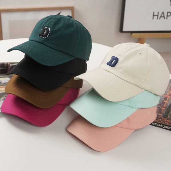 

Fashion designer baseball cap luxury Hat Female Spring Summer Soft Top Letter Korean Versatile Face Small Sunshade Sunscreen Cap, Rose pink