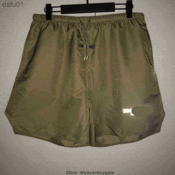 

e mens shorts designer swim short reflective letter print mesh shorts american hipster casual gym inaka hand oversized fit men and women cou, White;black