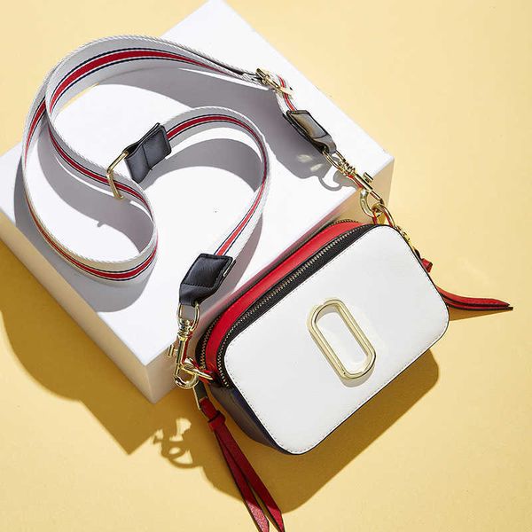 

designer bag dinner bag 2023 new cross texture m women j wide shoulder strap fashion messenger single small square camera