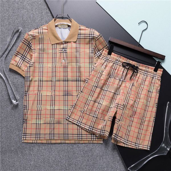 

mens beach designers tracksuits summer suits fashion t shirt seaside holiday shirts shorts sets man s 2023 luxury set outfits sportswears, Gray