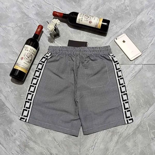

2023 designer summer mens shorts fashion print drawstring casual men sports pants workout shorts, White;black