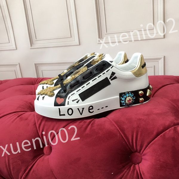 

2023 new luxurys designer men causal shoes fashion woman leather lace up platform sole sneakers white black mens women's