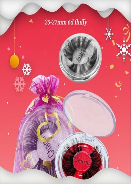 

whole false eyelashes 25mm 5d faux mink eyelashes bulk full strip lashes thick long lash with crystal box6909984