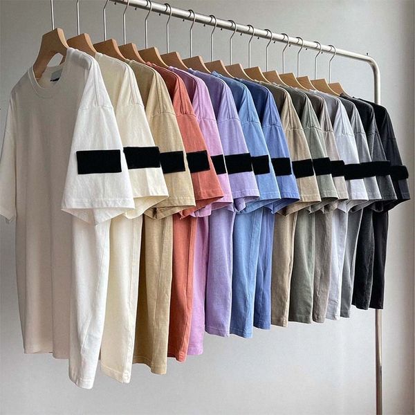 

embroidered designer hoodies men stones island t shirt mens sweatshirt compass armband cotton shirt short sleeve tshirt long sleeve, White;black