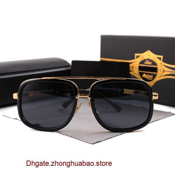 

designer 8a dita sunglasses wholesale online store luxury brand vintage square womens sun glasses fashion designer shades golden frame uv40, White;black