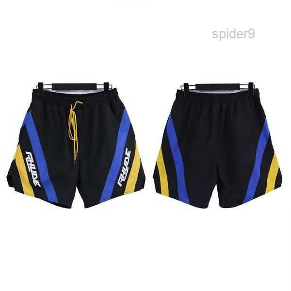 

new rhude shorts 50 colors men women designers summer fashion quick drying streetwear beach sportswear mens short 8 7lbo, White;black