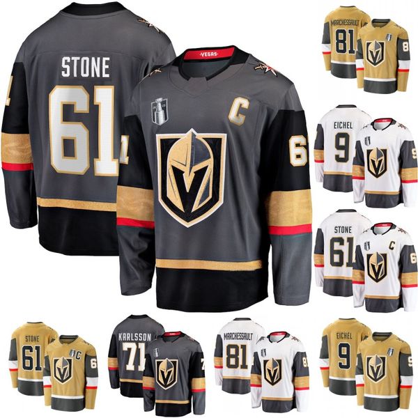 

vegas mark stone jersey 2023 stanley cup final patch golden knight jonathan marchessault phil kessel alex pietrangelo william karlsson jack, Black;red