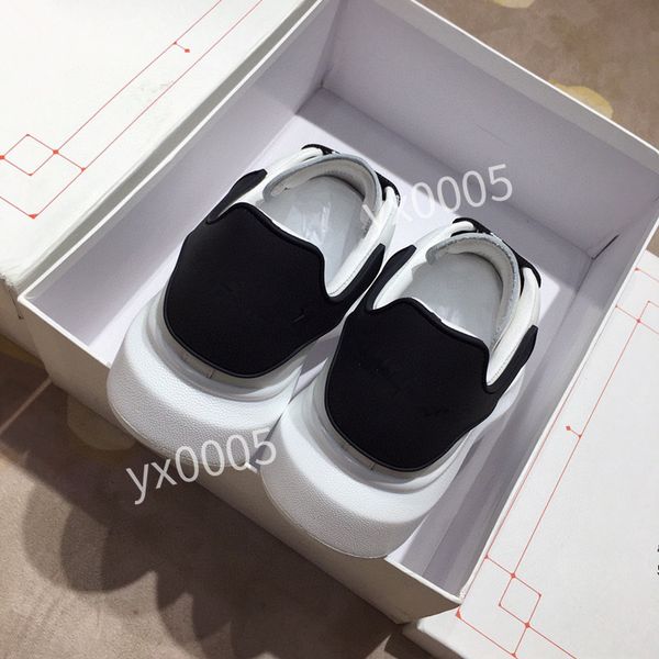 

brand designer flat sneaker casual shoes leather white letter overlays fashion platform men sneakers, Black