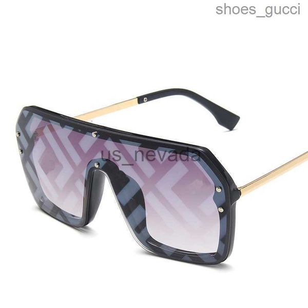 

sunglasses designer sunglasses mens eyeglasses pc lens full frame uv400 sun proof womens fashion glasses luxury printing f oversize adumbral, White;black