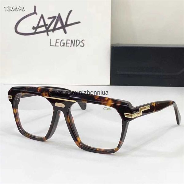 

luxury designers sunglasses men's and women's eyeglass frame plate caza black full frame strap glasses frame 8040 with box, White;black