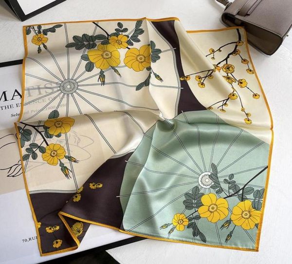 

scarves 100 silk scarf bandana women square wrap kerchief mulberry headband hijab shawls pashimina female echarpe beach 53cmscarv5006383, Blue;gray