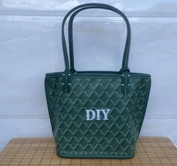 

women's shopping totes bags mini composite shoulder bag tote single-sided real handbag diy do it yourself handmade customized personali